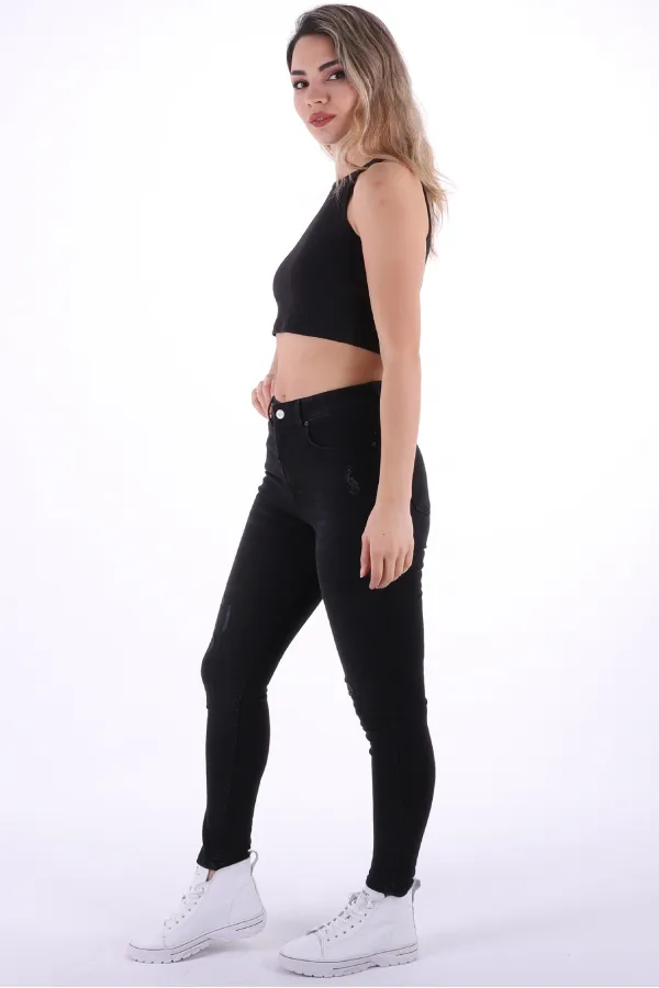 Az Yırtıklı Skinny Kot Pantolon 826-03-(28-33) Az Yırtıklı Skinny Kot Pantolon 826-03-(28-33)