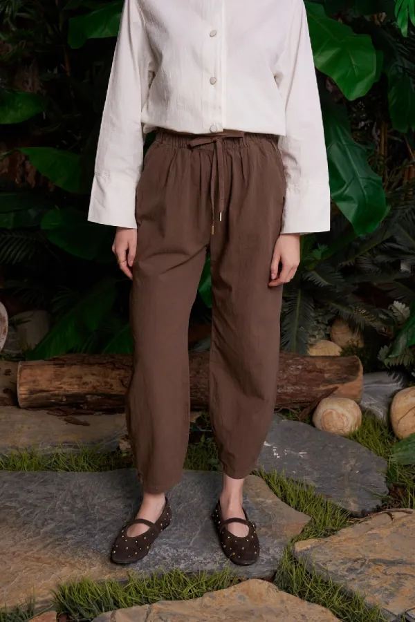 Balloon Linen Trousers HS705-78-(S-XL)