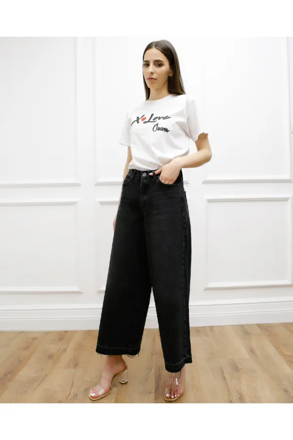 Sökük Paçalı Relax Kot Pantolon  787-03-(S-XL-6)