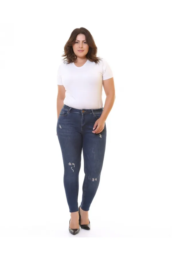 Az Yırtıklı Skinny Kot Pantolon 826-01-(30-36) Az Yırtıklı Skinny Kot Pantolon 826-01-(30-36)