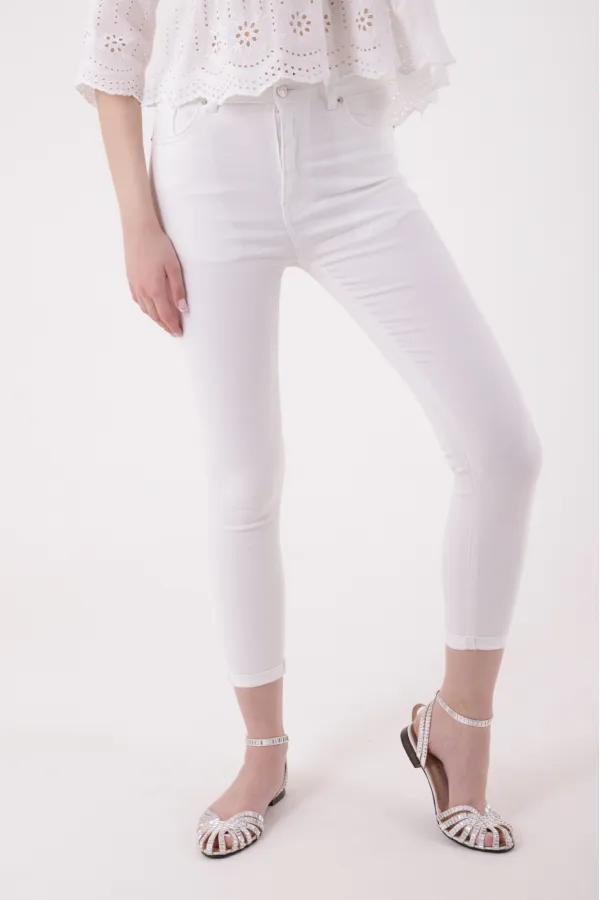 Kısa Boy Kot Pantolon 820-50-(26-31) Kısa Boy Kot Pantolon 820-50-(26-31)