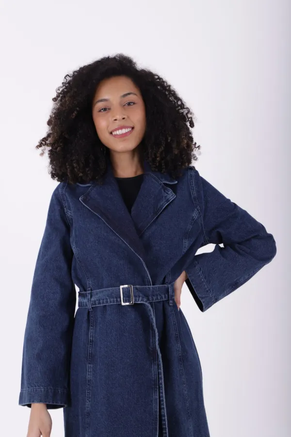 Kemerli Kot Trençkot 6033-26-(S-XL-6-2) Kemerli Kot Trençkot 6033-26-(S-XL-6-2)