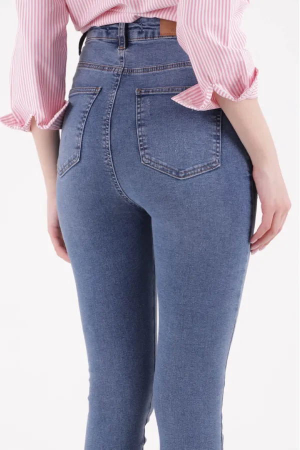Asimetrik Paça Kot Pantolon 713-06-(28-33) Asimetrik Paça Kot Pantolon 713-06-(28-33)