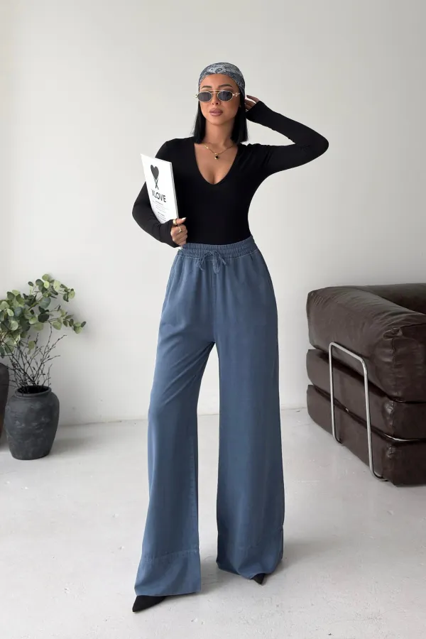 Elastic Waist Linen Pants HS700-98-(S-XL) Elastic Waist Linen Pants HS700-98-(S-XL)