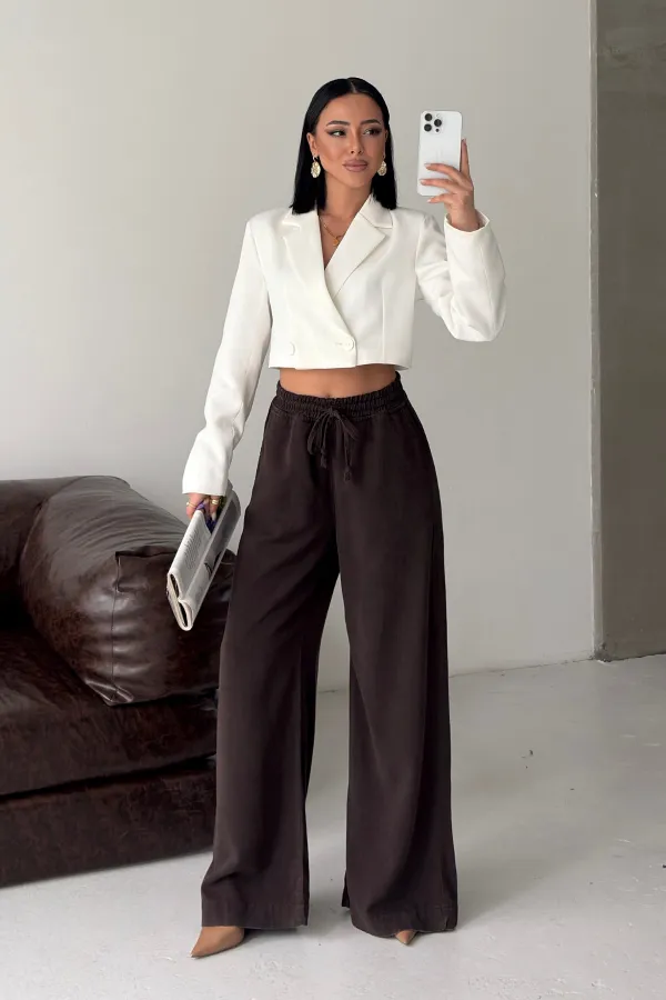 Lastikli Palazzo Pantolon  7150-78-(36-42-4)