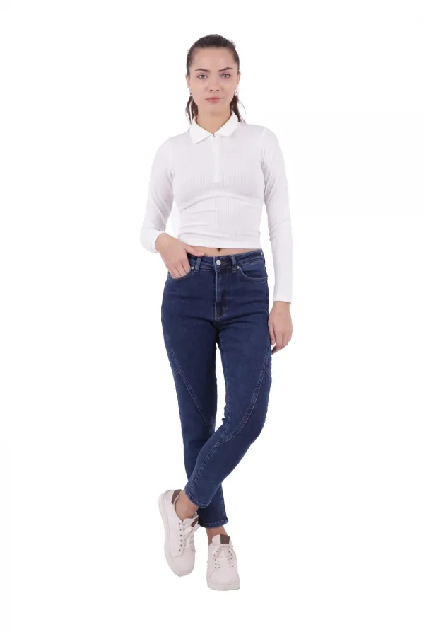 Parçalı Mom Pantolon 778-26-(26-31)