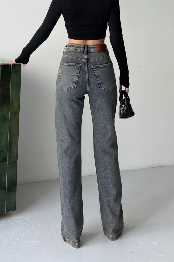 Argyle Patterned Jeans 7106-28-(26-31) Dark Blue Snow Denim Argyle Patterned Jeans 7106-28-(26-31) Dark Blue Snow Denim