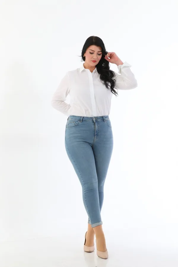 Duble Paça Kot Pantolon  520-15-(48-54)