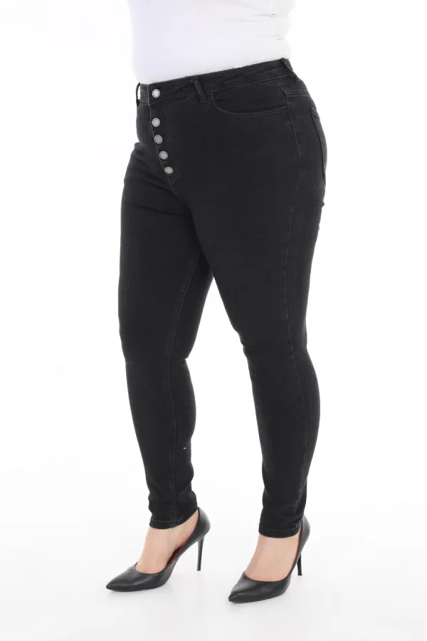Önü 5 Düğmeli Skinny Kot Pantolon  755-23-(30-36)