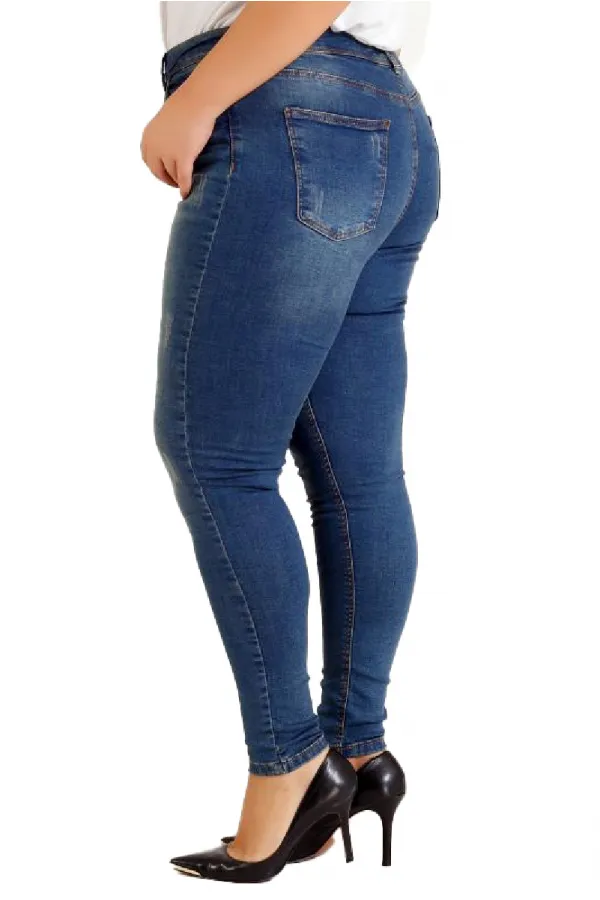 Yıpratmalı Kot Pantolon  519-02-(44-50)