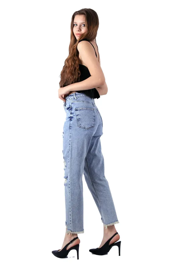 Mom Fit Kot Pantolon  743-02-(27-32)
