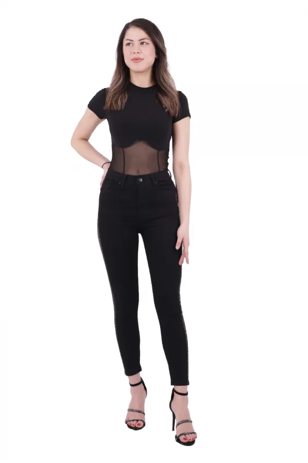 Serpmelı Kot Pantolon 727-07-(30-36) Serpmelı Kot Pantolon 727-07-(30-36)