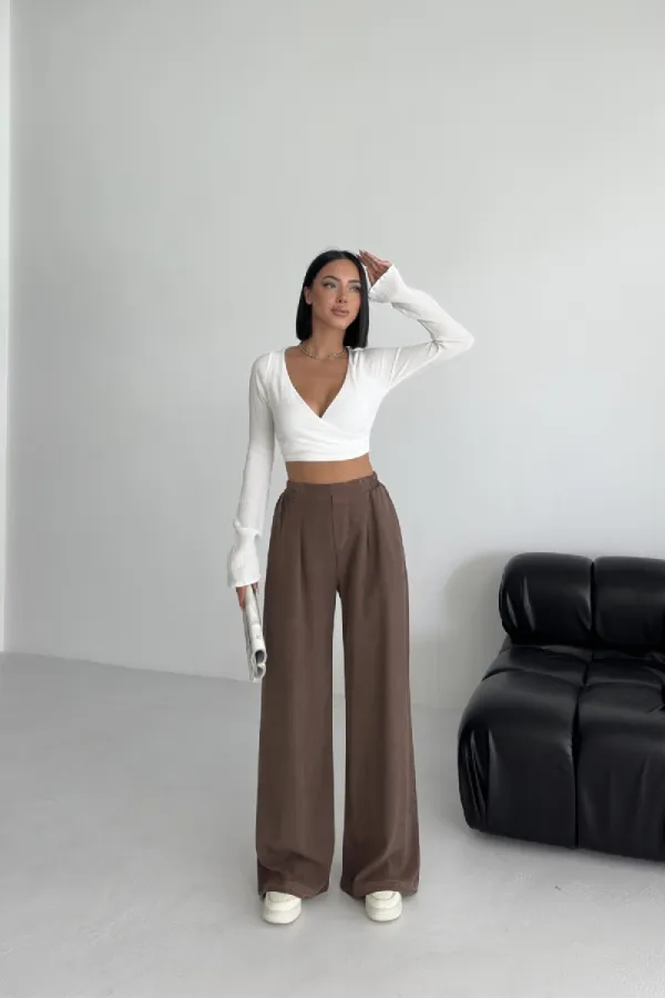 Lastikli Relax Keten Pantolon HS706-78-(S-XL) Lastikli Relax Keten Pantolon HS706-78-(S-XL)