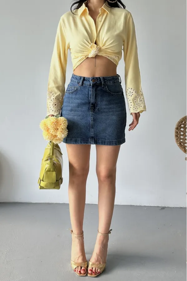 Mini Kot Etek 1046-01-(36-42-6-2)