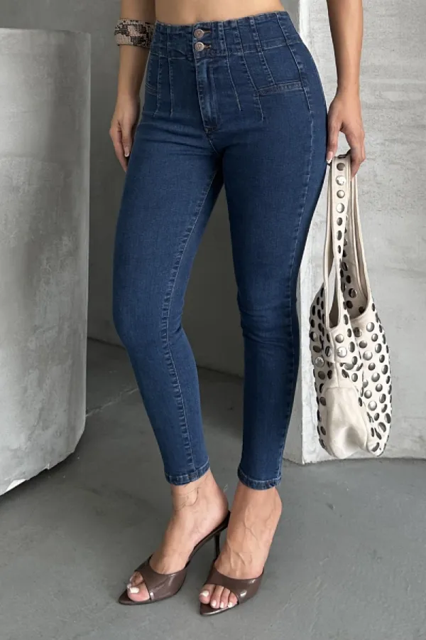 Pensli Skinny Kot Pantolon 7053-26-(27-32) Pensli Skinny Kot Pantolon 7053-26-(27-32)
