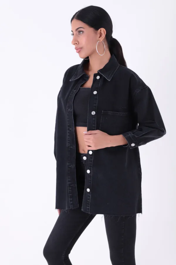 Embroidered Denim Jacket 6025-23-(S-XL) Embroidered Denim Jacket 6025-23-(S-XL)