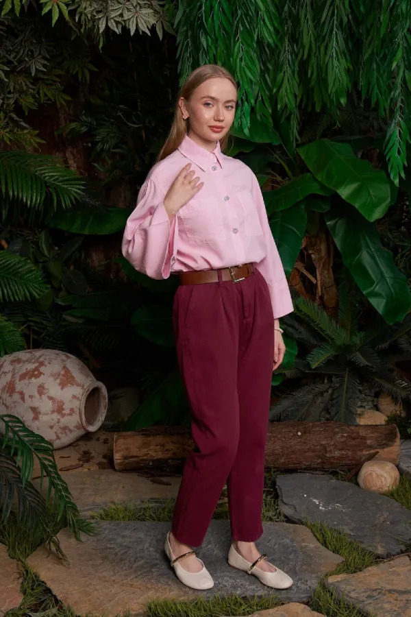 Beli Lastikli Havuç Pantolon 7083-82-(S-XL-6-2) Beli Lastikli Havuç Pantolon 7083-82-(S-XL-6-2)