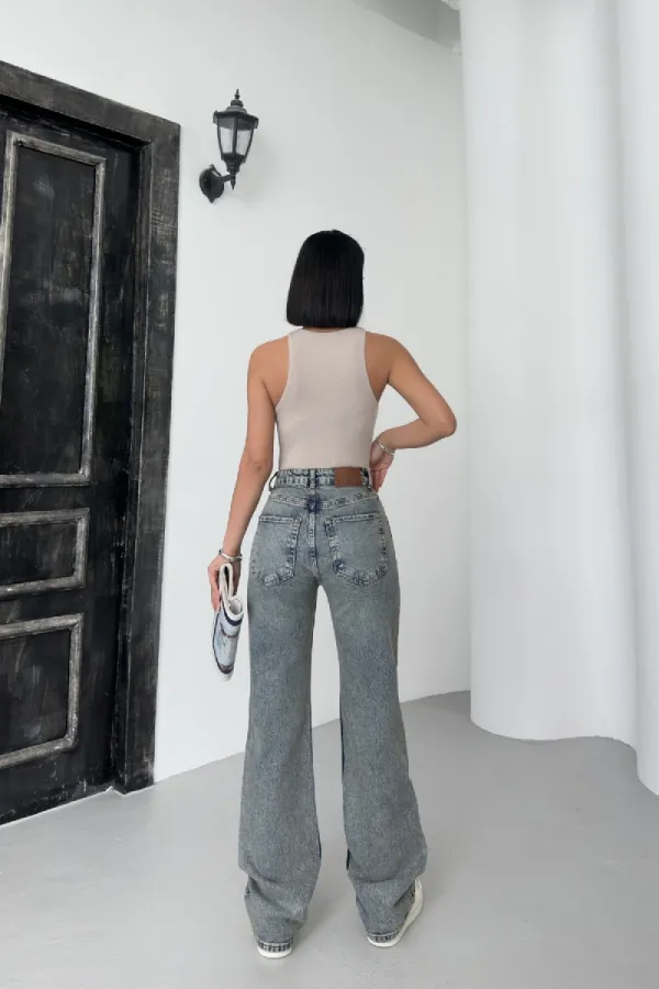 Jean droit taille haute 7033-62-(26-31)