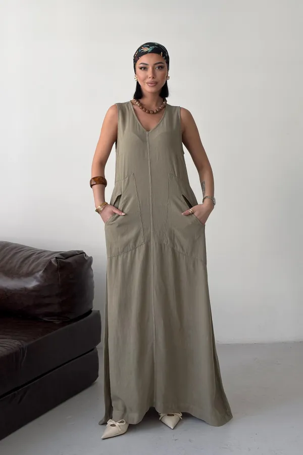 Cepli Oversize Elbise  HS3072-74-(S-XL)