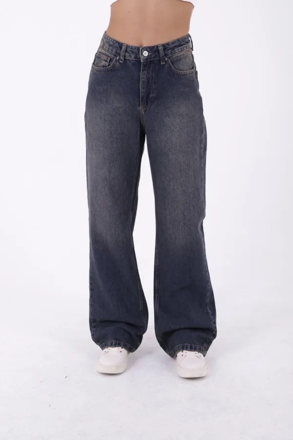 Wide Leg Relax Jeans 718-19-(26-31)