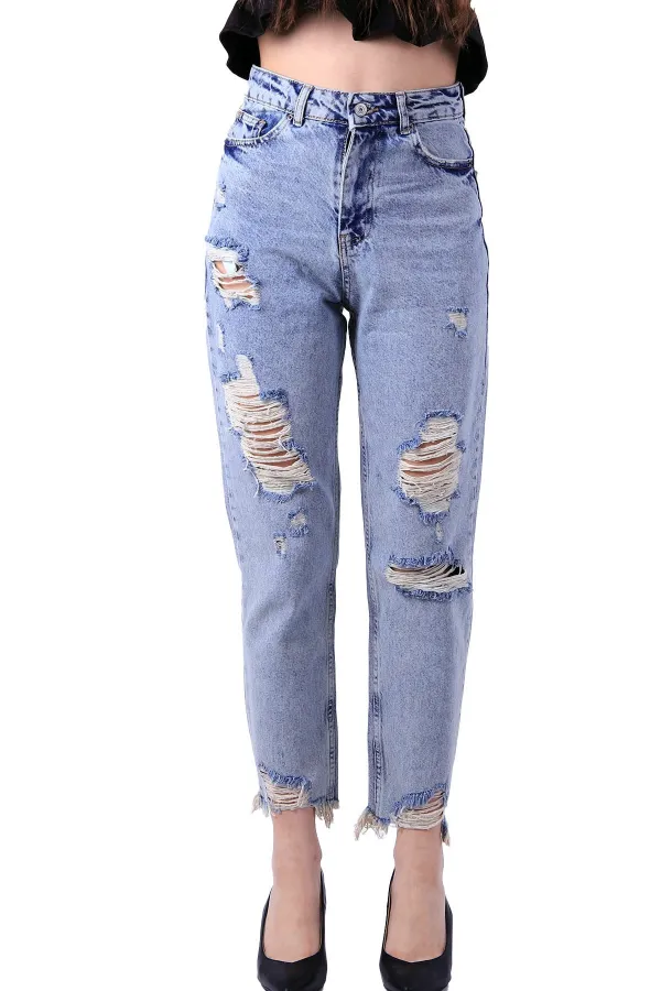 Mom Fit Kot Pantolon  743-02-(27-32)