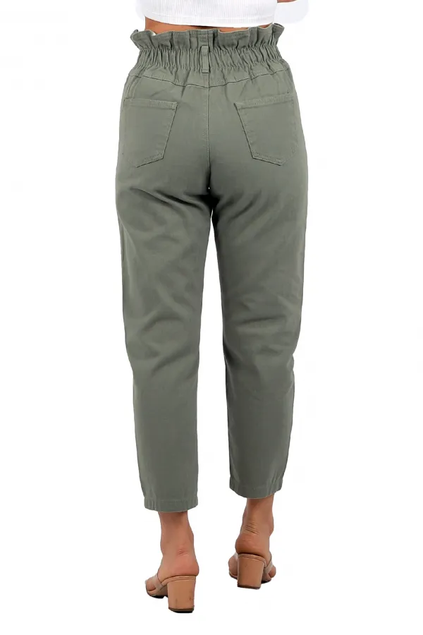 Elasticated Waist Jean 759-69-(27-32) Unripe Almond Elasticated Waist Jean 759-69-(27-32) Unripe Almond