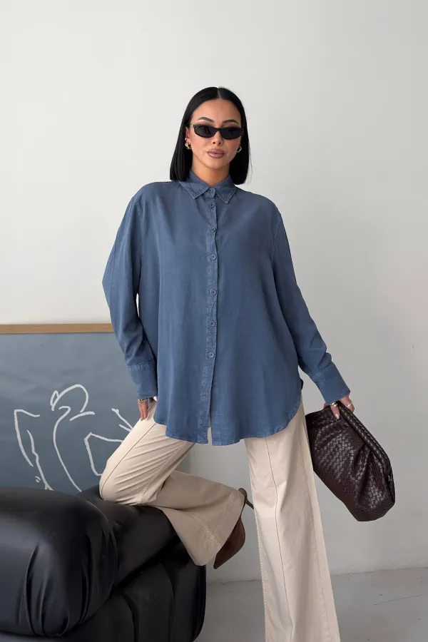 Düğmeli Gömlek HS623-98-(S-XL)