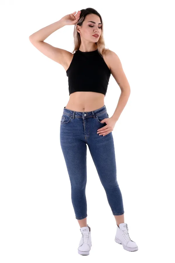 Kısa Boy Skinny Kot Pantolon  810-06-(28-33)
