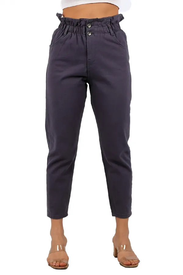 Beli Lastikli Kot Pantolon 759-72-(27-32) Beli Lastikli Kot Pantolon 759-72-(27-32)