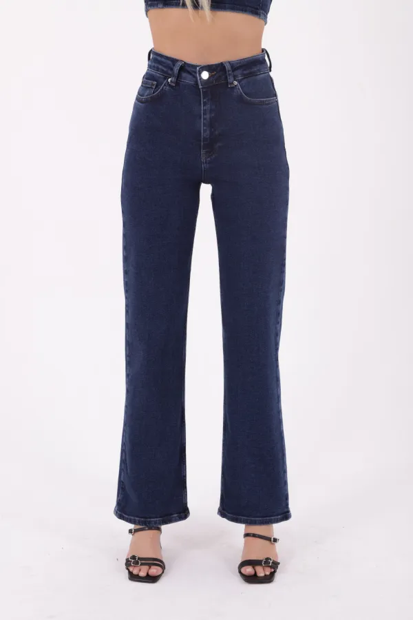 Stitched Hem Relax Jeans 7026-26-(26-31)