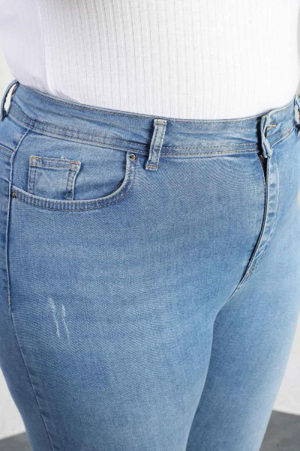 Yıpratmalı Kot Pantolon  519-15-(34-40)