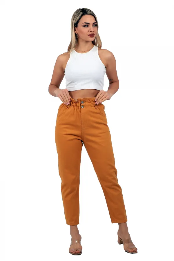 Beli Lastikli Kot Pantolon 759-76-(27-32) Beli Lastikli Kot Pantolon 759-76-(27-32)