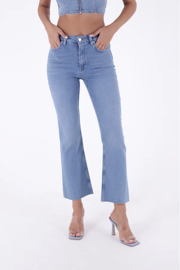 İspanyol Mom Fit Kot Pantolon  1706-15-(26-30)