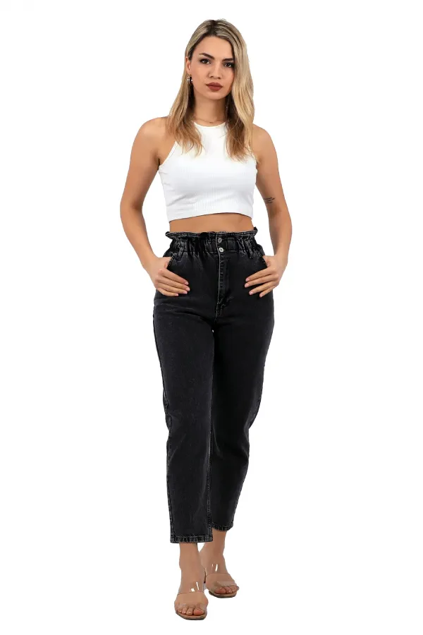 Beli Lastikli Kot Pantolon 759-33-(27-32) Beli Lastikli Kot Pantolon 759-33-(27-32)