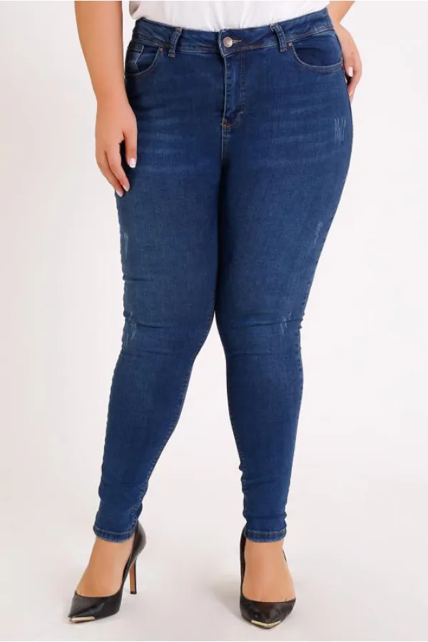 Yıpratmalı Kot Pantolon 519-01-(38-44-7) Yıpratmalı Kot Pantolon 519-01-(38-44-7)