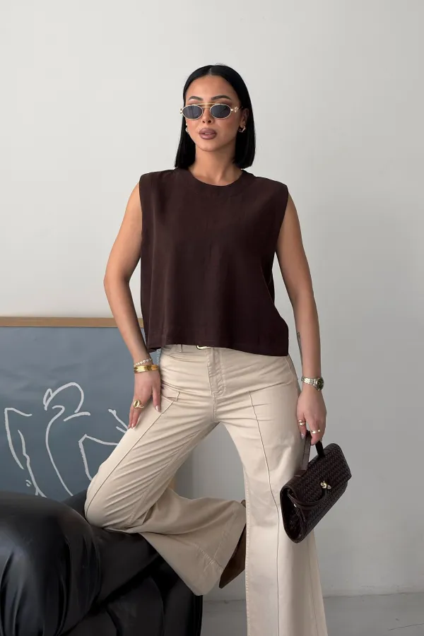 Askılı Bluz  HS401-78-(S-XL)