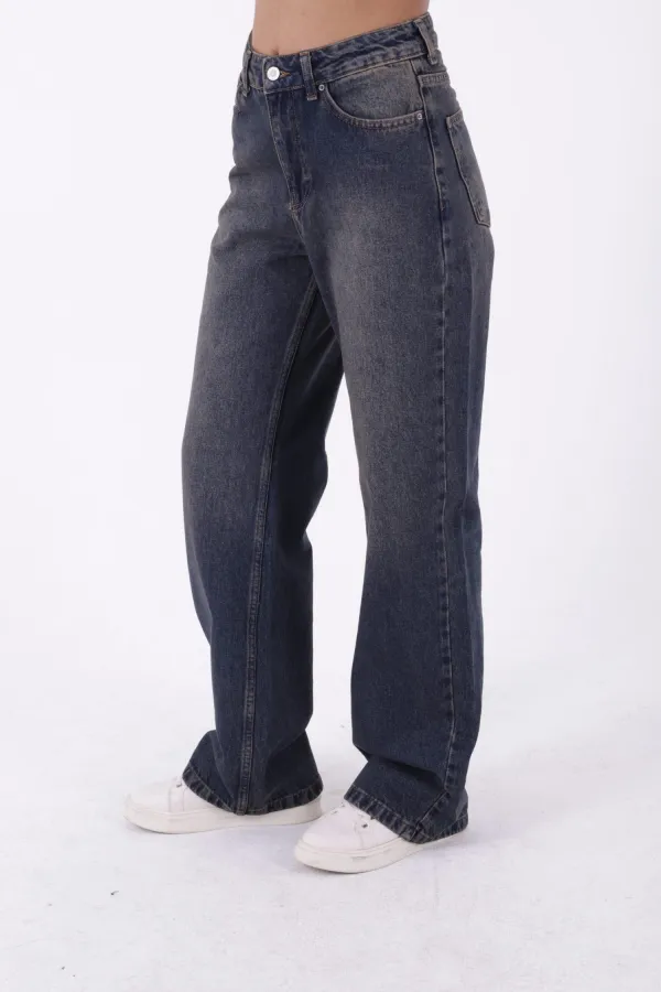Wide Leg Relax Jeans 718-19-(26-31)