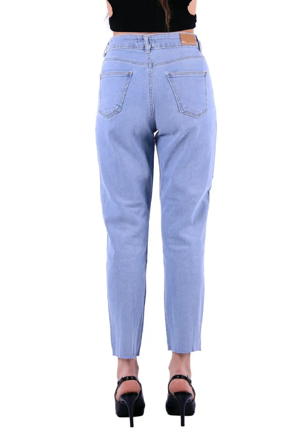 Ütü Hattı Dikişli Kot Pantolon 922-42-(27-32) Ütü Hattı Dikişli Kot Pantolon 922-42-(27-32)