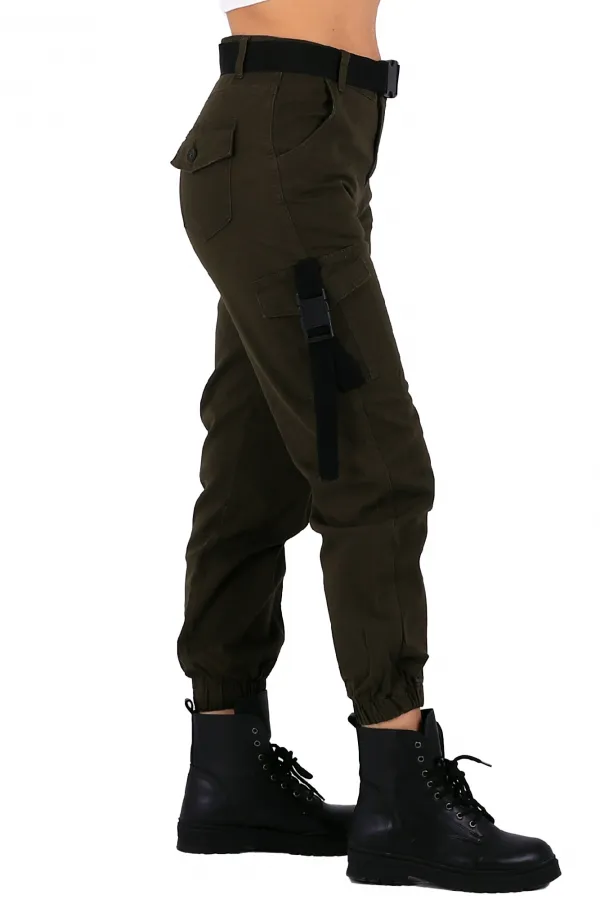 Cargo Pocket Commando Jean 752-67-(27-32) Khaki Cargo Pocket Commando Jean 752-67-(27-32) Khaki
