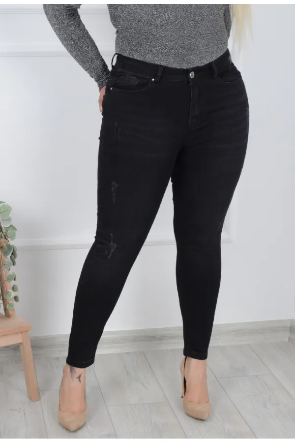 Yıpratmalı Kot Pantolon  519-03-(33-42)