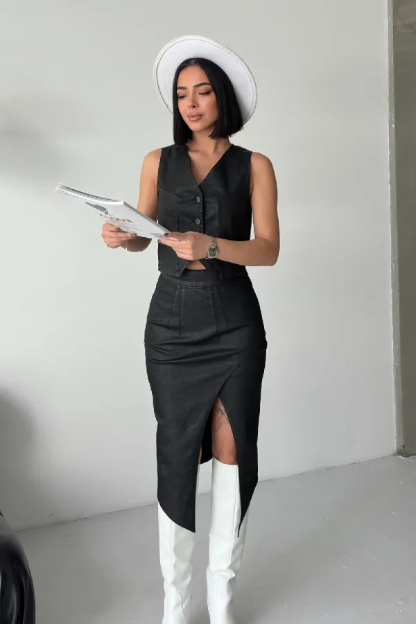 Düğmeli Yelek 6099-07-(S-XL-6)