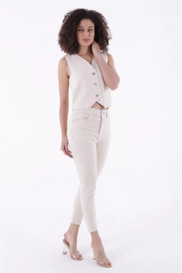 Kısa Boy Skinny Kot Pantolon  810-80-(27-32)