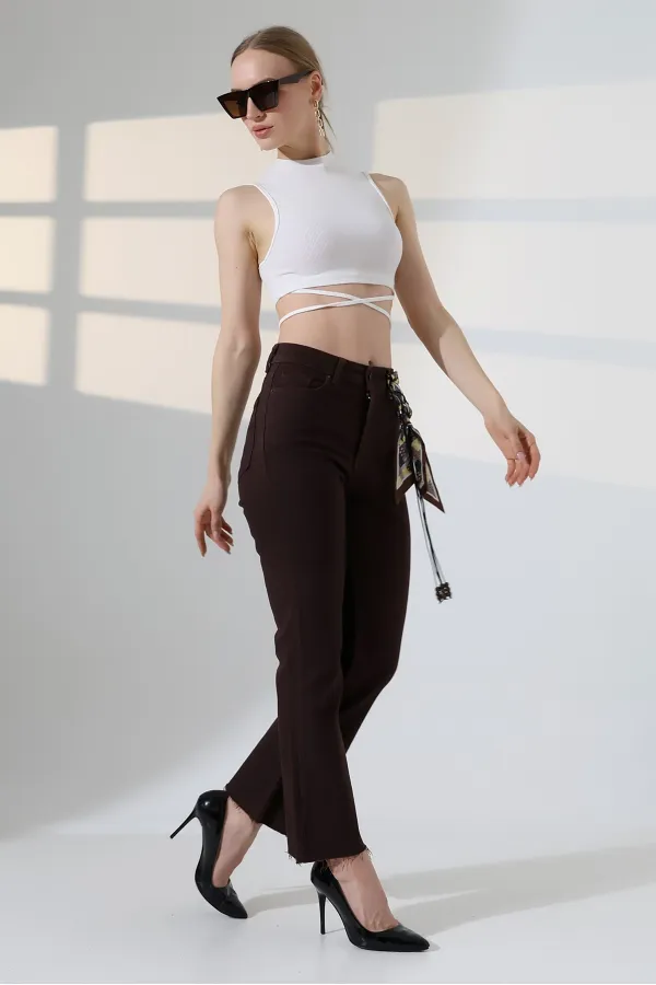 İspanyol Mom Fit Kot Pantolon  1706-78-(27-32)