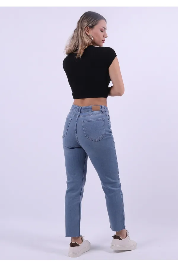 Droplu Mom Fit Pantolon 1724-15-(26-31) Droplu Mom Fit Pantolon 1724-15-(26-31)