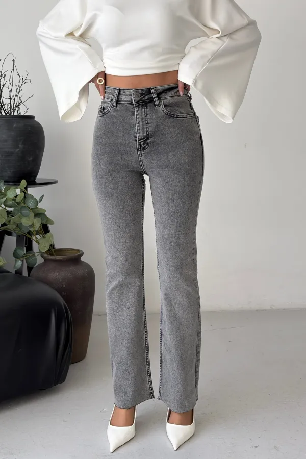 İspanyol Mom Fit Kot Pantolon  1706-40-(27-32)