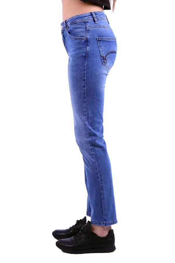 Boru Paça Klasik Kot Pantolon 855-15-(28-33) Boru Paça Klasik Kot Pantolon 855-15-(28-33)