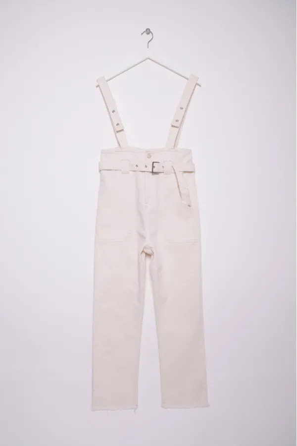 Beli Kemerli Salopet Tulum Kot Pantolon  327-80-(S-XL-6)
