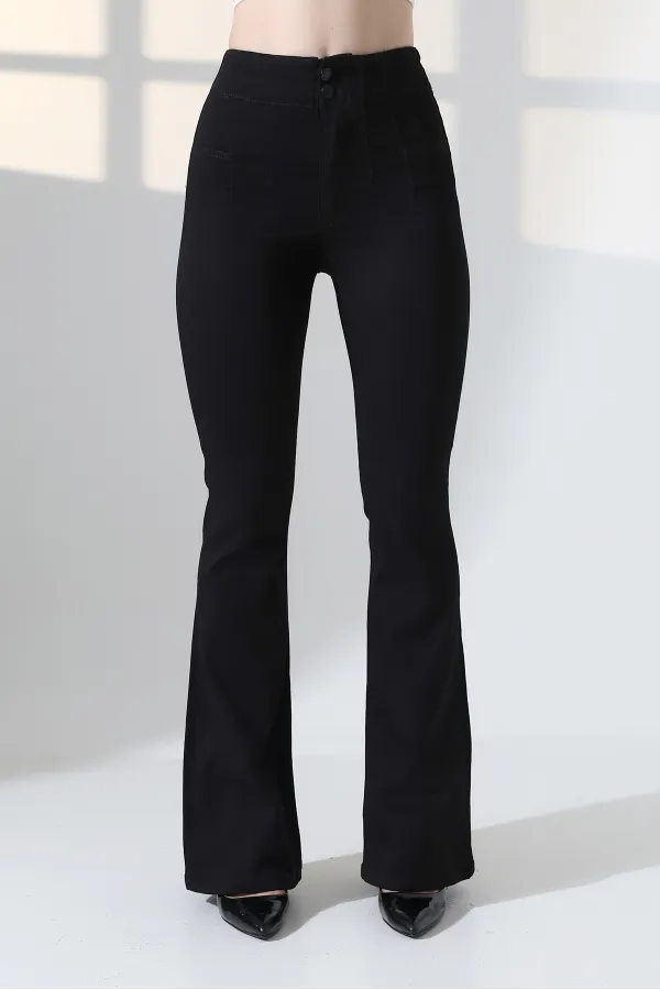 Pensli İspanyol Kot Pantolon  7021-07-(27-32)