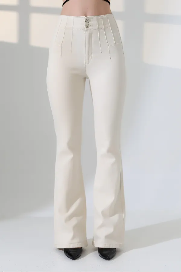 Pensli İspanyol Kot Pantolon  7021-80-(27-30-5)