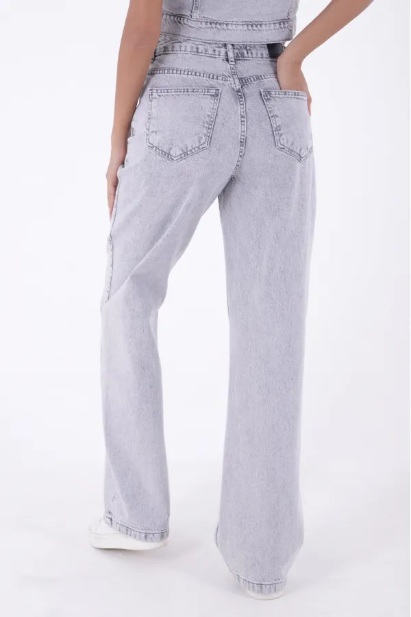 Bol Paça Relax Kot Pantolon  718-32-(26-31)